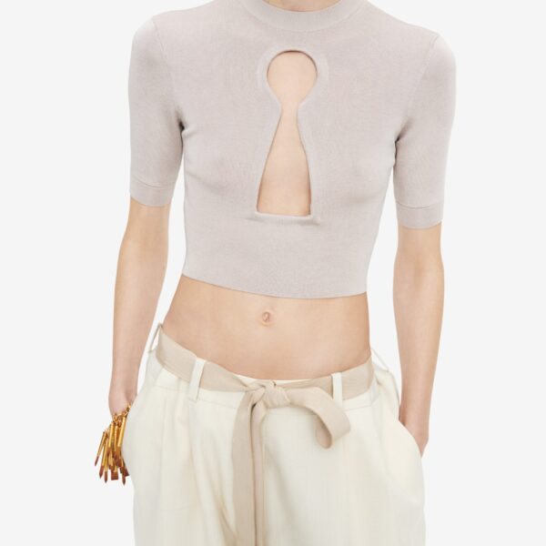Schiaparelli Keyhole Top Tops in Schiaparelli Authentic Luxury Fashion at Coveti