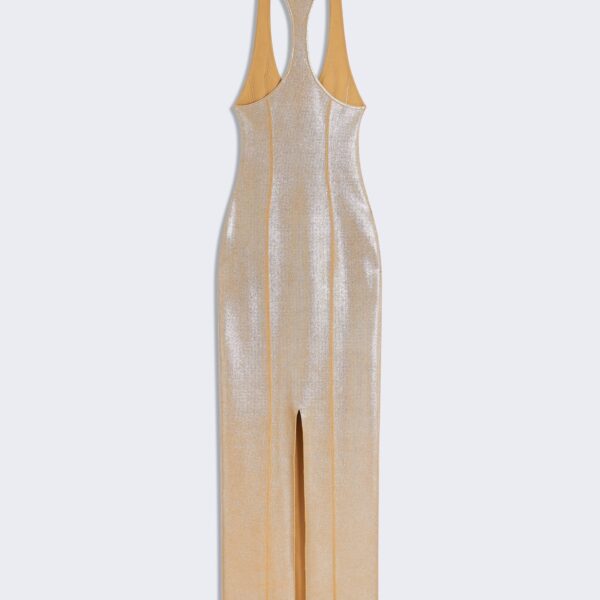 Schiaparelli Knitted Keyhole Dress Dresses in Schiaparelli Authentic Luxury Fashion at Coveti