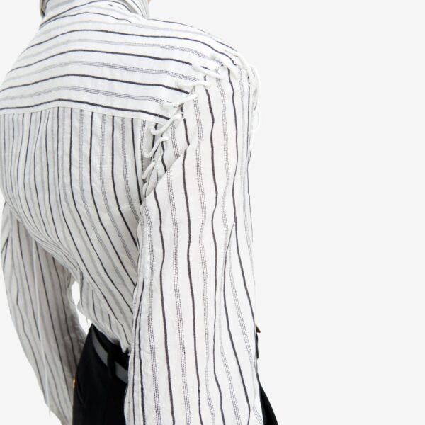 Schiaparelli Lace-Up Shirt Tops in Schiaparelli Authentic Luxury Fashion at Coveti