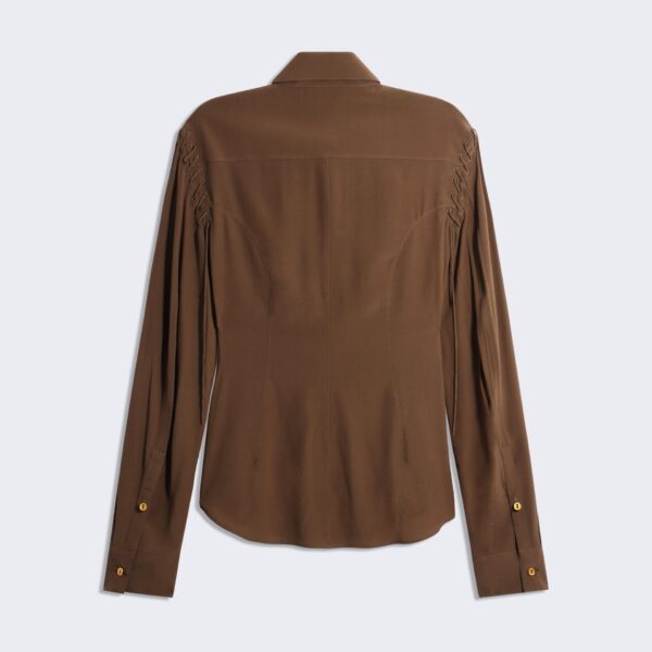 Schiaparelli Lace-Up Shirt Tops in Schiaparelli Authentic Luxury Fashion at Coveti