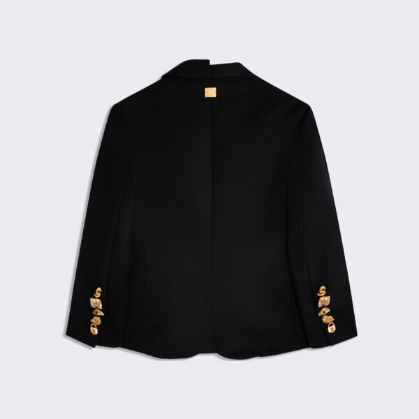 Schiaparelli Little Asymmetrical Jacket Jackets in Schiaparelli Authentic Luxury Fashion at Coveti