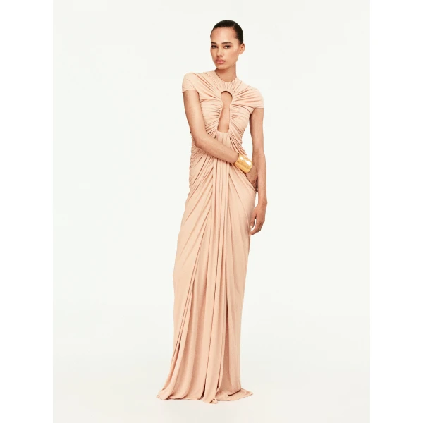 Schiaparelli Long Keyhole Dress, view 5