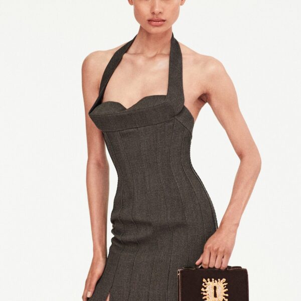Schiaparelli Long Unstitched Ribbons Dress Dresses in Schiaparelli Authentic Luxury Fashion at Coveti
