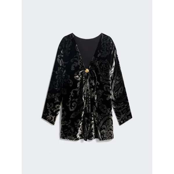 Schiaparelli Paisley-Pattern Short Dress, view 3