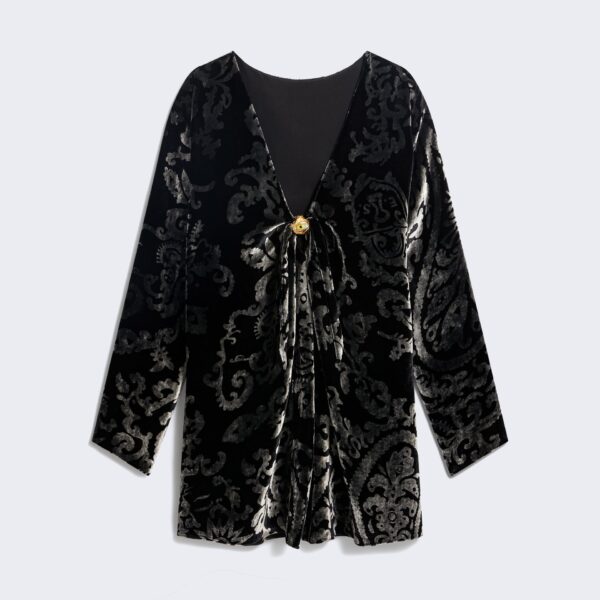 Schiaparelli Paisley-Pattern Short Dress Dresses in Schiaparelli Authentic Luxury Fashion at Coveti
