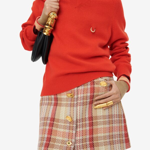 Schiaparelli Pierced Jumper Knitwear in Schiaparelli Authentic Luxury Fashion at Coveti