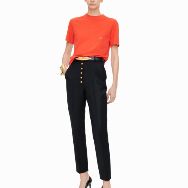 Schiaparelli Pierced T-Shirt Tops in Schiaparelli Authentic Luxury Fashion at Coveti