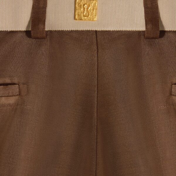 Schiaparelli Pleated Pants Pants in Schiaparelli Authentic Luxury Fashion at Coveti