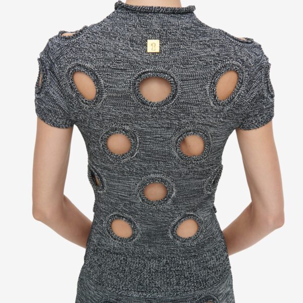 Schiaparelli Polka Dot T-Shirt Tops in Schiaparelli Authentic Luxury Fashion at Coveti