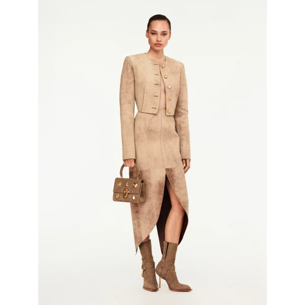 Schiaparelli Round Hem Pencil Skirt, view 5