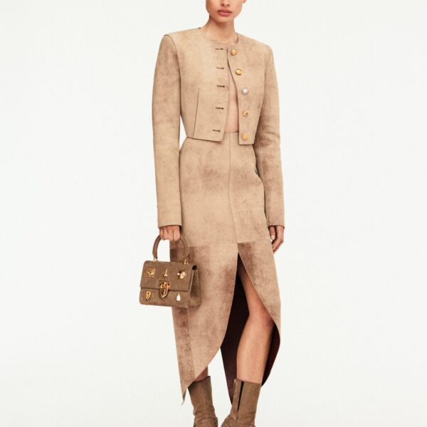Schiaparelli Round Hem Pencil Skirt Skirts in Schiaparelli Authentic Luxury Fashion at Coveti