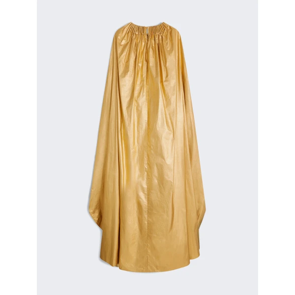 Schiaparelli Ruched Cape Dress, view 3