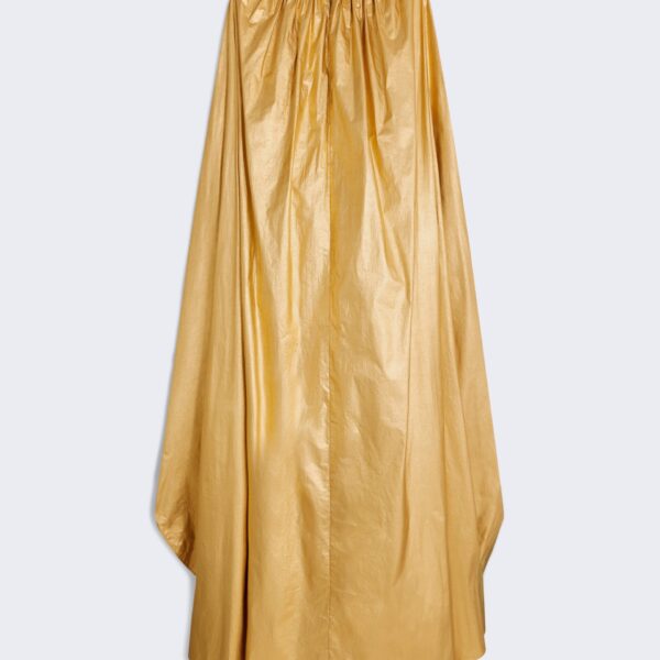 Schiaparelli Ruched Cape Dress Dresses in Schiaparelli Authentic Luxury Fashion at Coveti