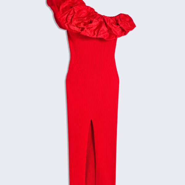 Schiaparelli Sculptural Ruffle Dress Dresses in Schiaparelli Authentic Luxury Fashion at Coveti