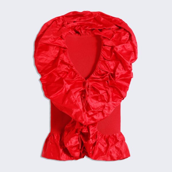 Schiaparelli Sculptural Ruffle Top Tops in Schiaparelli Authentic Luxury Fashion at Coveti