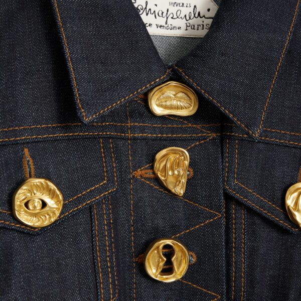 Schiaparelli Short Jacket With Rounded Sleeves Jackets in Schiaparelli Authentic Luxury Fashion at Coveti