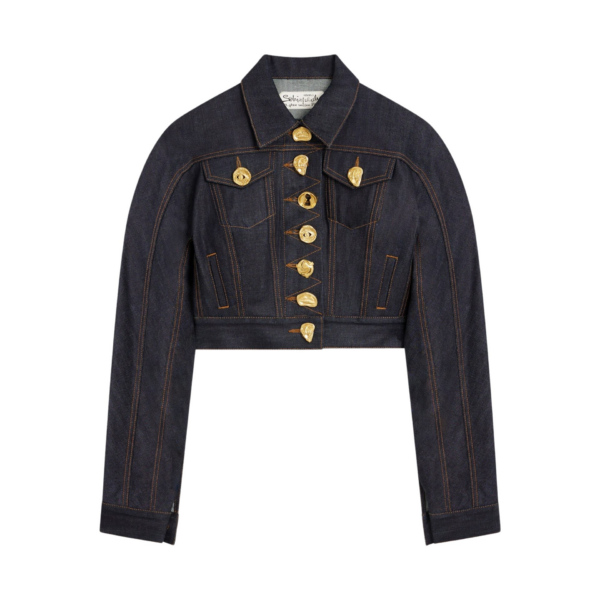 Schiaparelli Short Jacket With Rounded Sleeves Jackets in Schiaparelli Authentic Luxury Fashion at Coveti