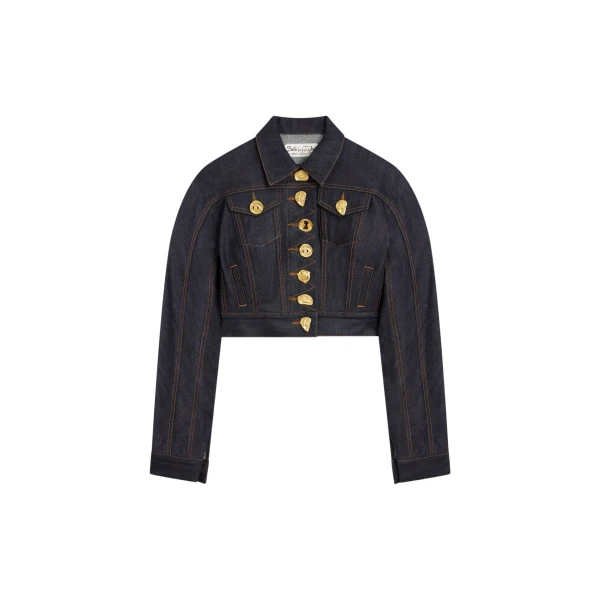 Schiaparelli Short Jacket With Rounded Sleeves Jackets in Schiaparelli Authentic Luxury Fashion at Coveti