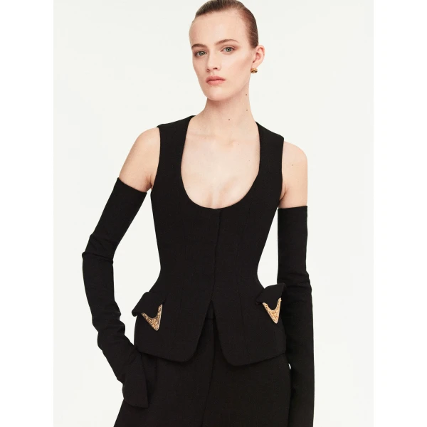 Schiaparelli Sleeveless Waistcoat, view 5