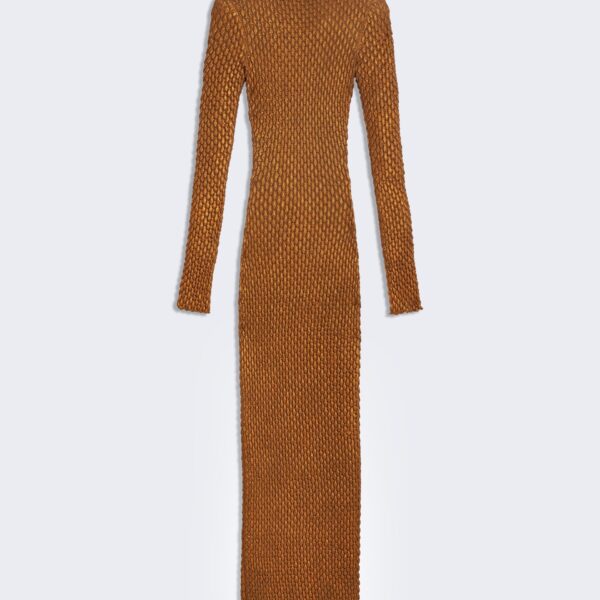 Schiaparelli Snake Scale Trompe L'Oeil Dress Dresses in Schiaparelli Authentic Luxury Fashion at Coveti