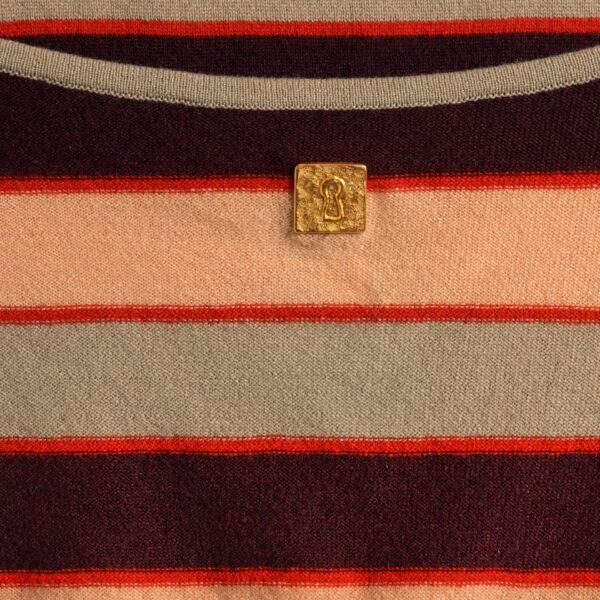 Schiaparelli Striped Tank Top Tops in Schiaparelli Authentic Luxury Fashion at Coveti