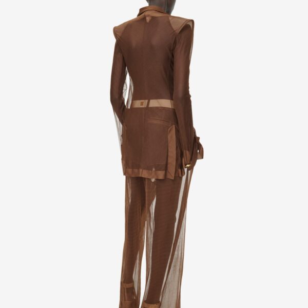 Schiaparelli Transparent Crossover Jacket Jackets in Schiaparelli Authentic Luxury Fashion at Coveti