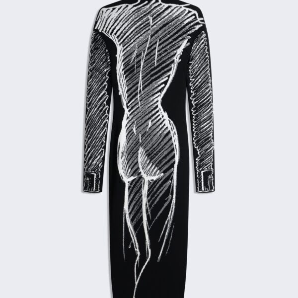 Schiaparelli Trompe L'Oeil Dress Dresses in Schiaparelli Authentic Luxury Fashion at Coveti