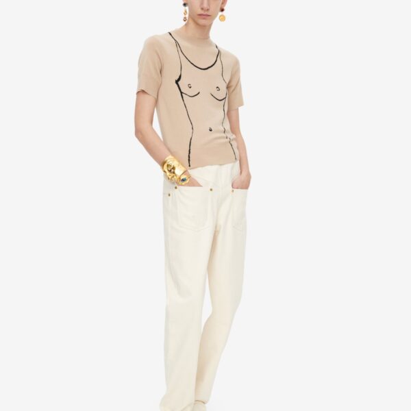 Schiaparelli Trompe L'Oeil Top Tops in Schiaparelli Authentic Luxury Fashion at Coveti