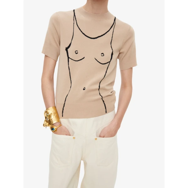 Schiaparelli Trompe L’Oeil Top, view 3