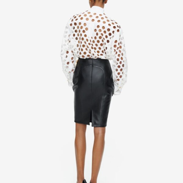 Schiaparelli Tuxedo Shirt Tops in Schiaparelli Authentic Luxury Fashion at Coveti