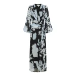 Shona Joy Aleyna Long Sleeve Ruched Maxi Dress - Dresses - Australian Luxury Eventwear at Coveti