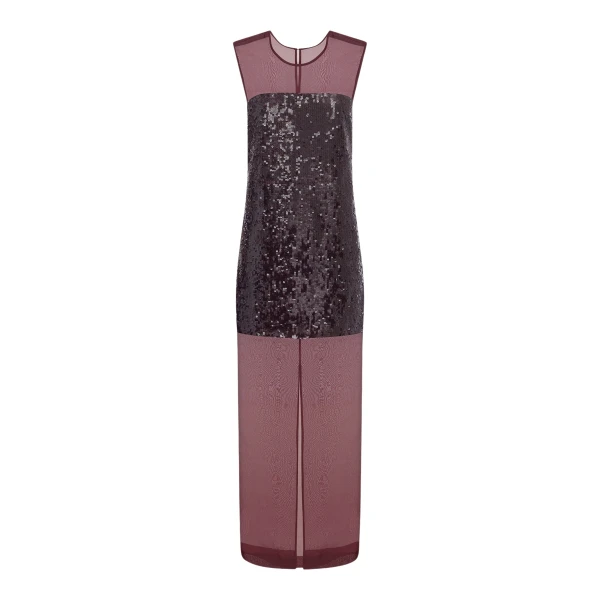 Shona Joy Amerie Silk Sequin Maxi Dress - Port Royale - Dresses - Australian Luxury Eventwear at Coveti