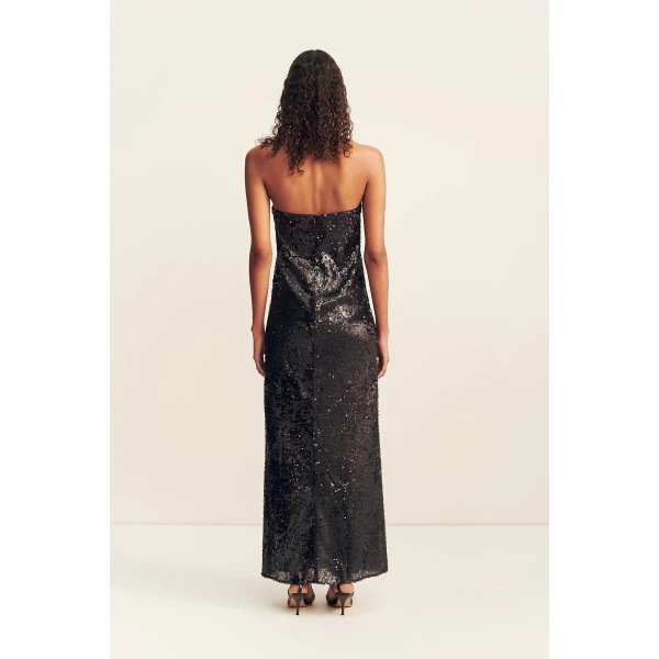 Shona Joy Amerie Strapless Maxi Dress - Port Royale - Dresses - Australian Luxury Eventwear at Coveti