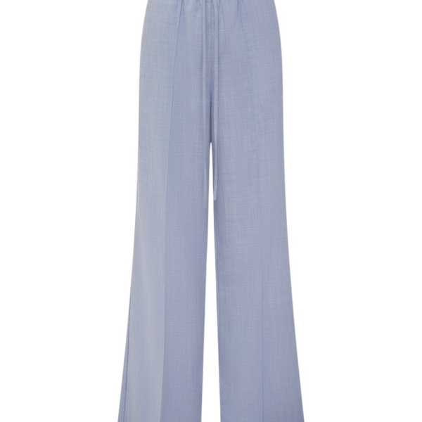 Shona Joy Asher Drawstring Pant - Chambray Blue - Pants - Australian Luxury Eventwear at Coveti