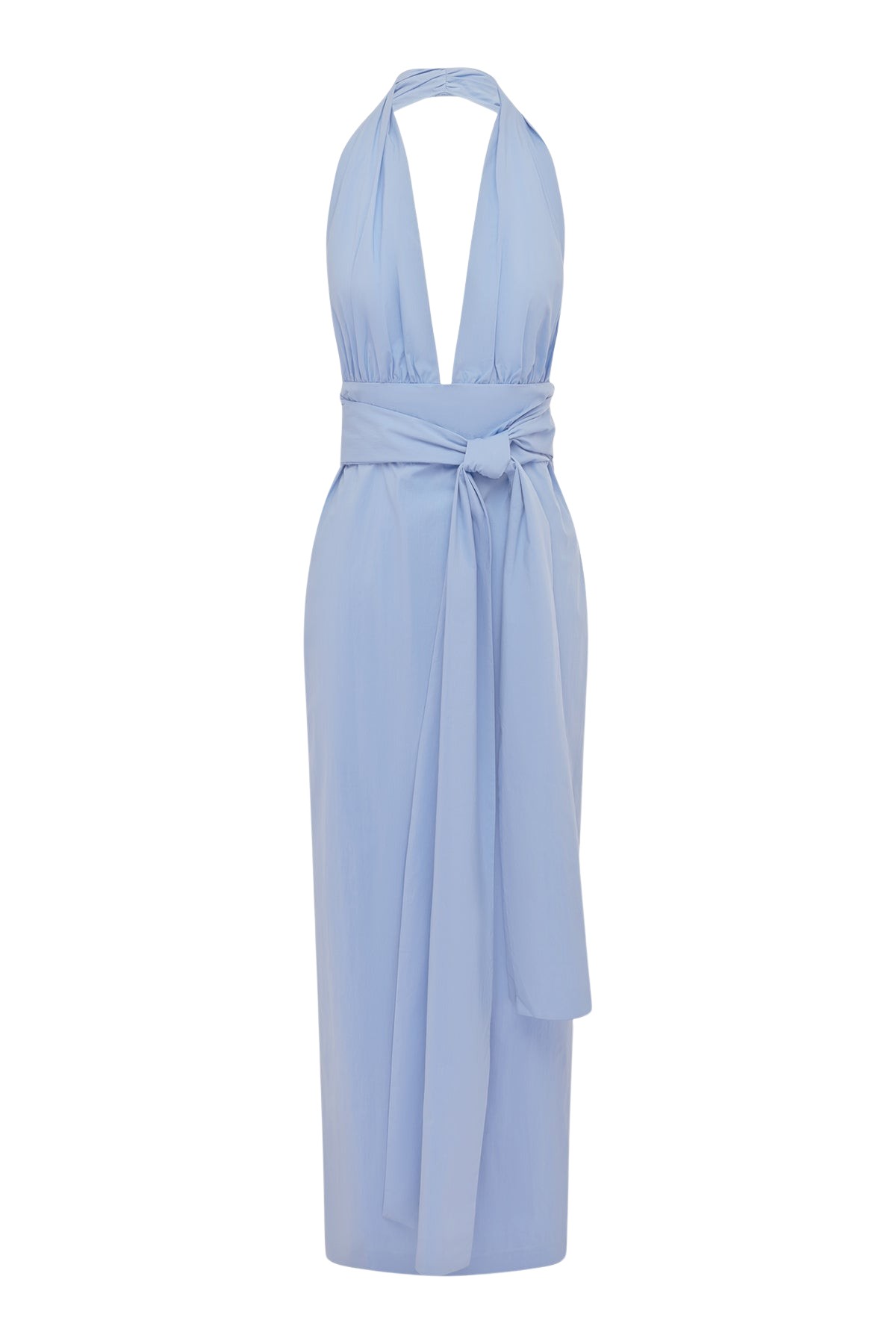 Shona Joy Campbell Halter Plunged Maxi Dress – Azurine