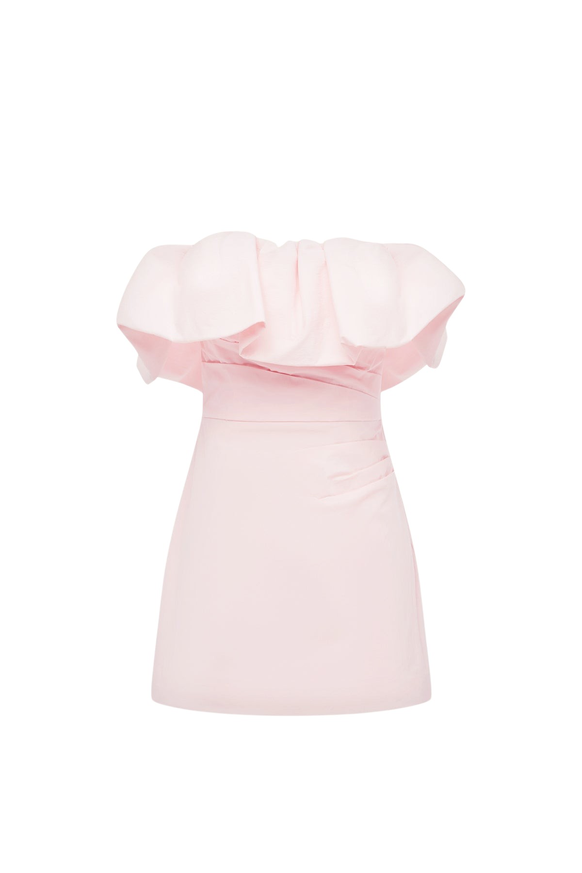 Shona Joy Campbell Strapless Bubble Mini Dress - Ballerina - Dresses - Australian Luxury Eventwear at Coveti