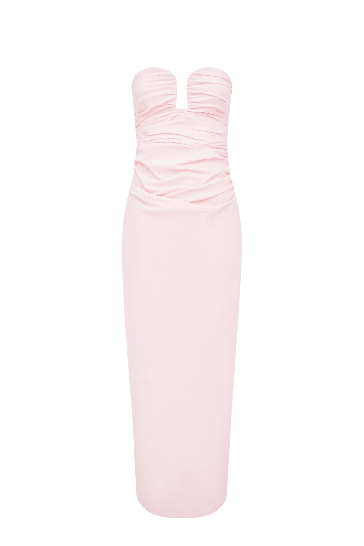 Shona Joy Campbell Strapless U Wire Maxi Dress - Ballerina - Dresses - Australian Luxury Eventwear at Coveti