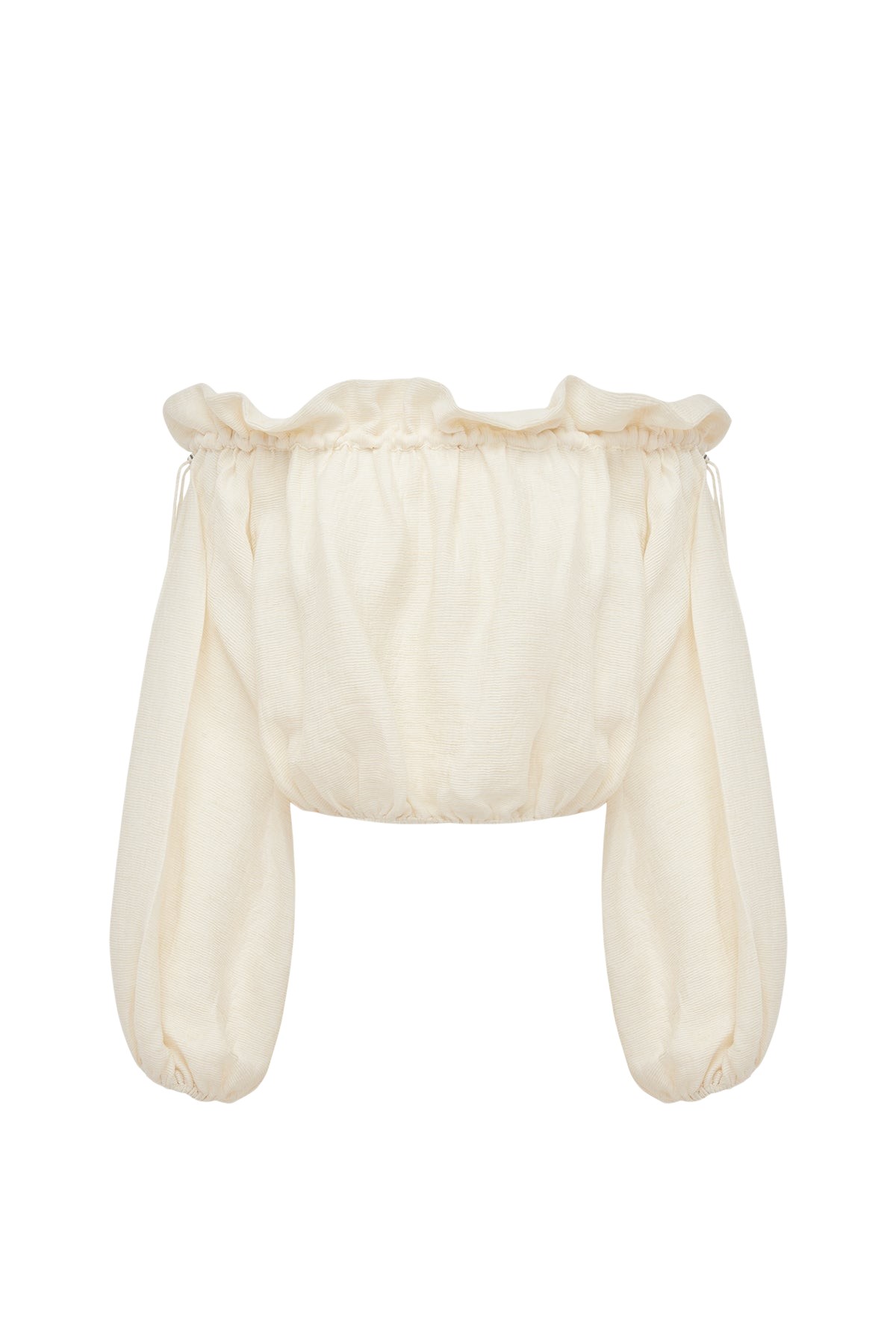 Shona Joy Jasper Linen Blend Blouse - Resin - Tops - Australian Luxury Eventwear at Coveti