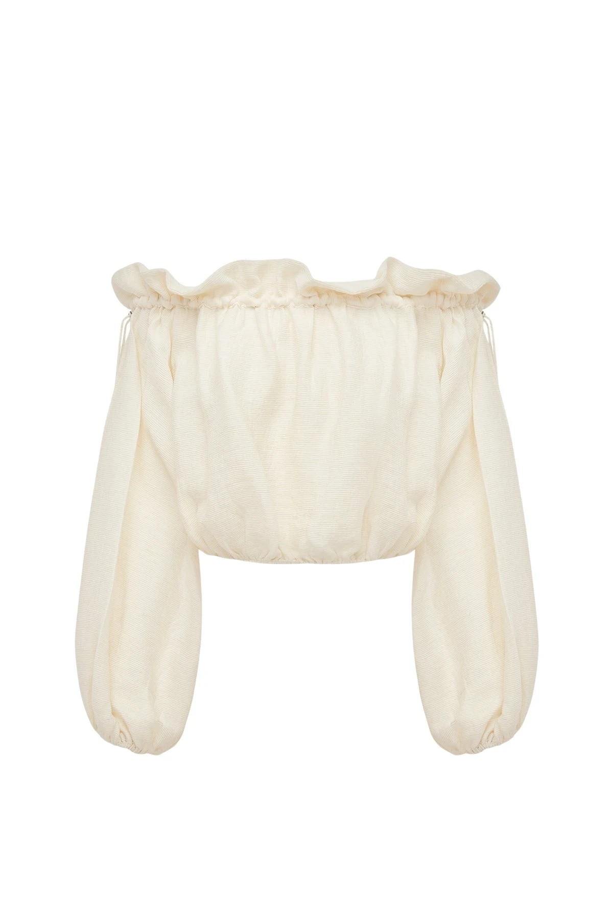 Shona-Joy-Jasper-Linen-Blend-Blouse-Resin-coveti67031_nobg Shona Joy Jasper Linen Blend Blouse - Resin - Tops - Australian Luxury Eventwear at Coveti