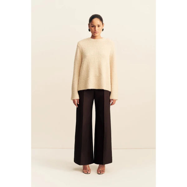 Shona Joy Korine Oversized Jumper - Batter - Knitwear - Australian Luxury Eventwear at Coveti