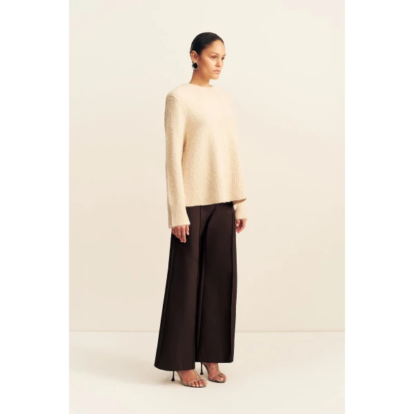 Shona Joy Korine Oversized Jumper - Batter - Knitwear - Australian Luxury Eventwear at Coveti