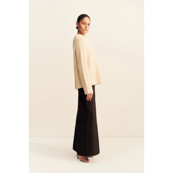 Shona Joy Korine Oversized Jumper - Batter - Knitwear - Australian Luxury Eventwear at Coveti