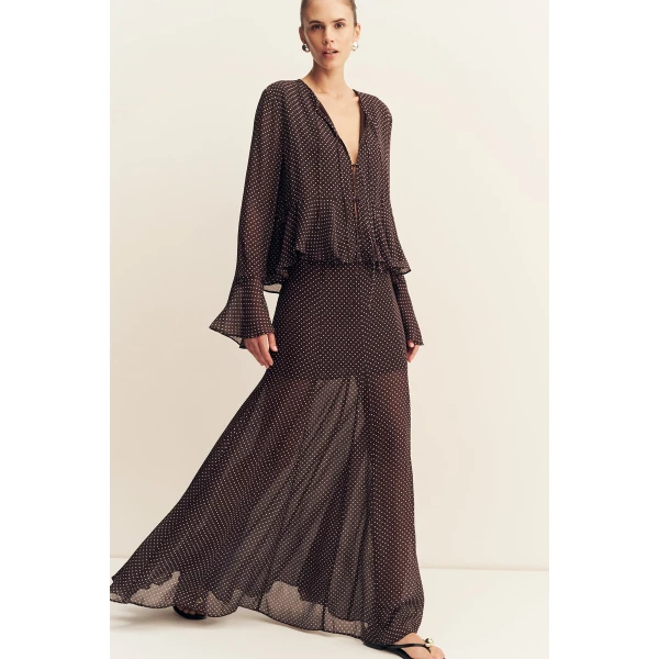 Shona Joy Maddox Panelled Maxi Skirt - Skirts - Australian Luxury Eventwear at Coveti