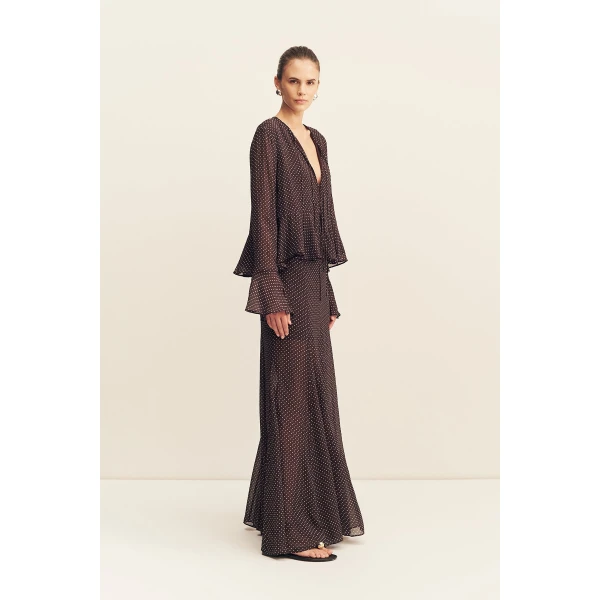 Shona Joy Maddox Panelled Maxi Skirt - Skirts - Australian Luxury Eventwear at Coveti