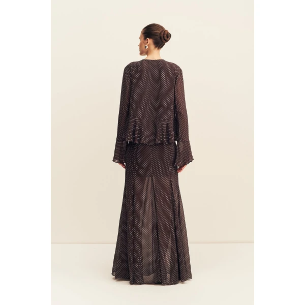 Shona Joy Maddox Panelled Maxi Skirt - Skirts - Australian Luxury Eventwear at Coveti