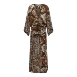 Shona Joy Maia Long Sleeve Plunged Maxi Dress - Dresses - Australian Luxury Eventwear at Coveti