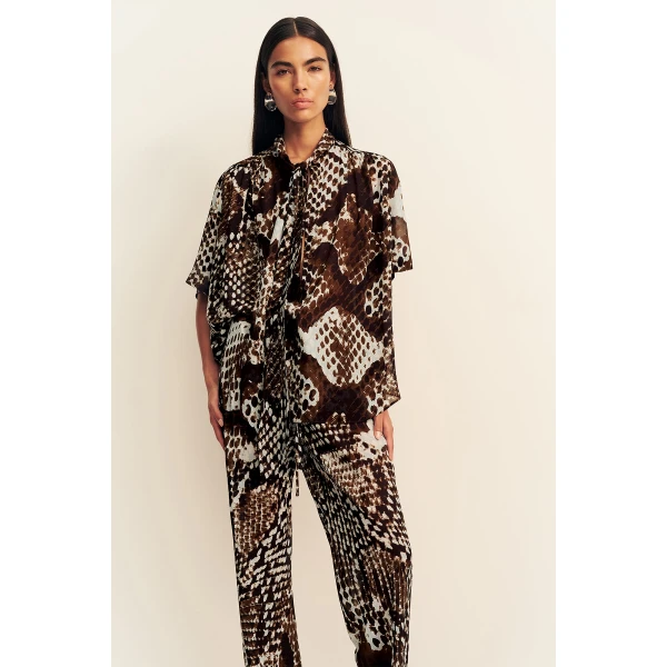 Shona Joy Maia Sheer Bias Drawstring Pant - Pants - Australian Luxury Eventwear at Coveti