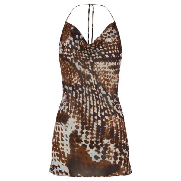 Shona Joy Maia Sheer Open Back Cowl Top - Tops - Australian Luxury Eventwear at Coveti