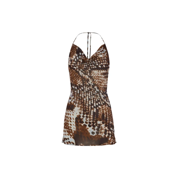 Shona Joy Maia Sheer Open Back Cowl Top - Tops - Australian Luxury Eventwear at Coveti