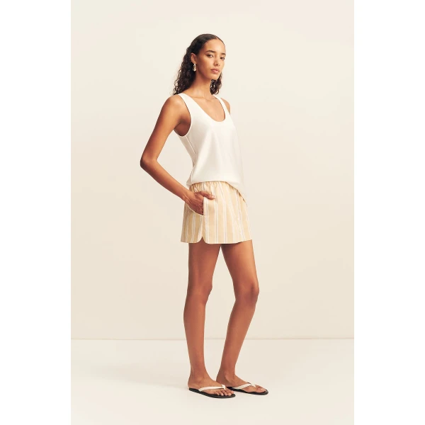 Shona Joy Omri Cotton Mini Skirt - Skirts - Australian Luxury Eventwear at Coveti